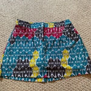 Slazenger multicolor print golf skort with pockets